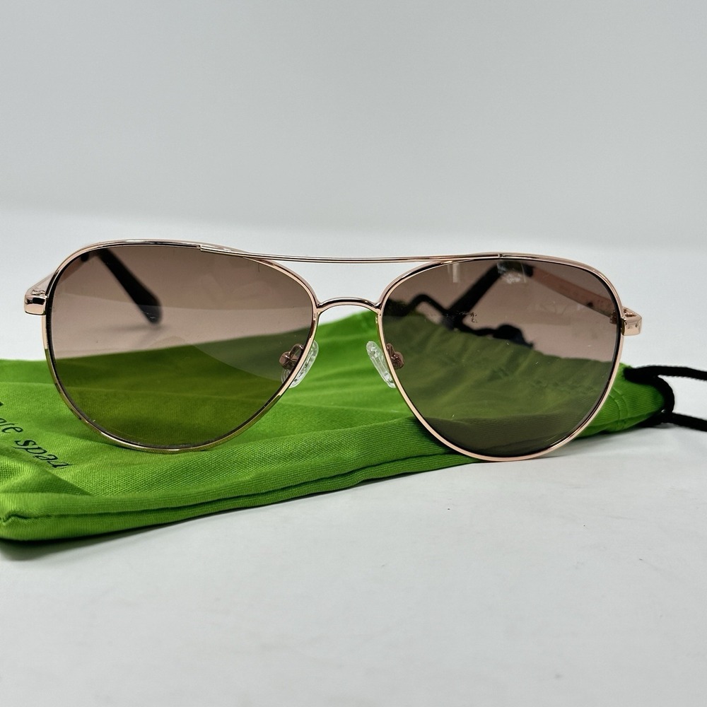 Fab Fit Fun X Kate Spade New York Emmaline Sunglasses Rose Gold New